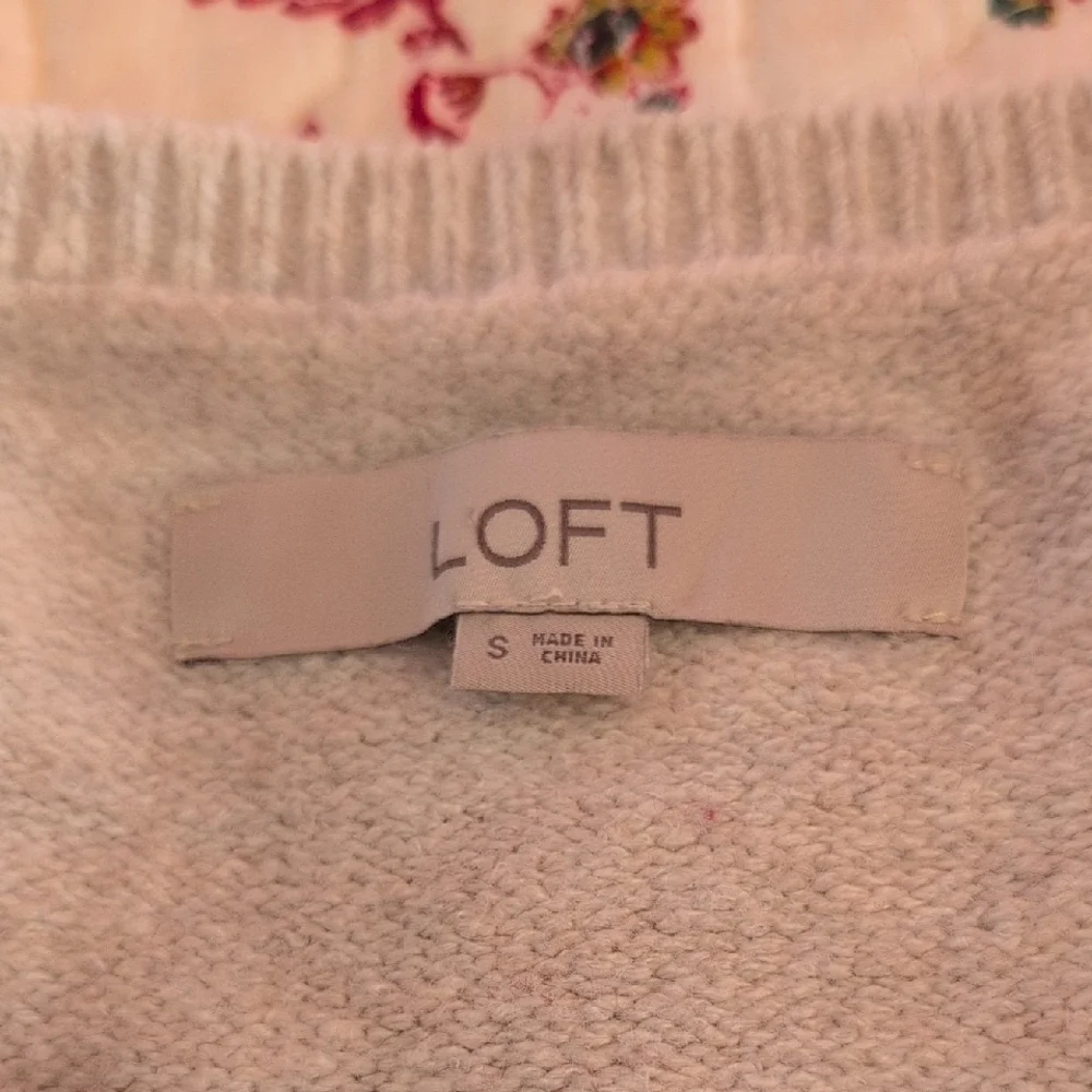 Loft Fair Isle Women's Sweater - Pink and Cream - Picture 3 of 4